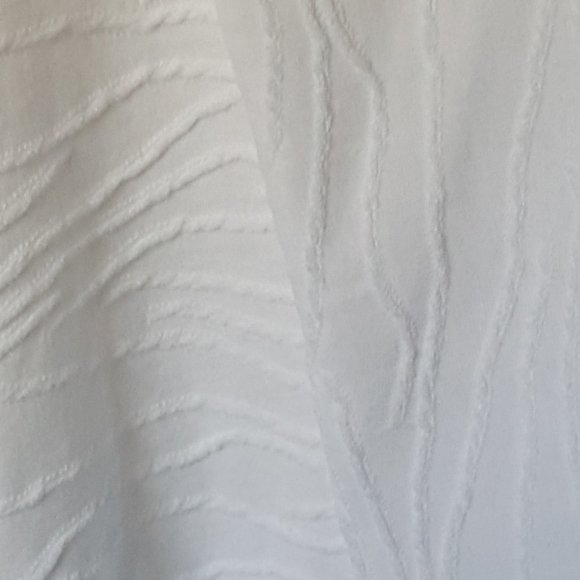 Kim Rogers Curvy 3X Top Tunic White CrisCross  NWT - Picture 3 of 7